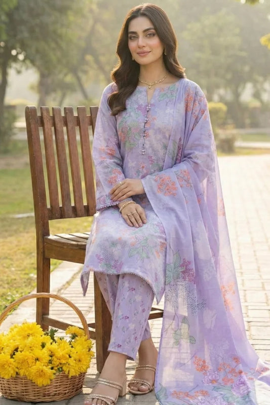 Dr Print Unstitched – Vol 6 – 3 Piece